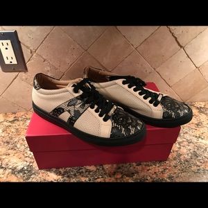 Alessandro Dell’ Acqua beige black sneakers 39 8.5